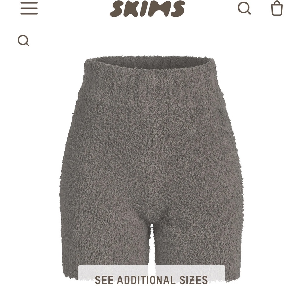 NWT Skims cozy shorts